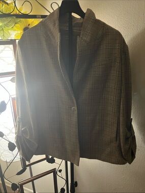 Democracy Plaid  Jacket